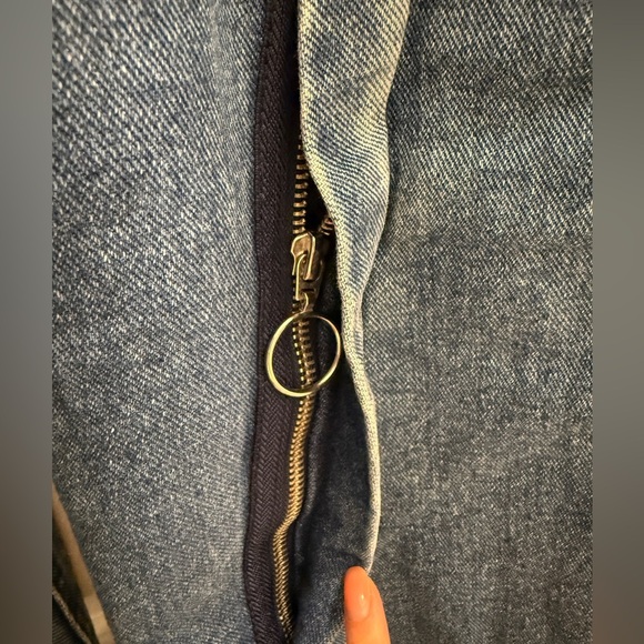 Superdry Men’s Hooded Worker Jacket Denim Blue Size Small - Picture 11 of 15